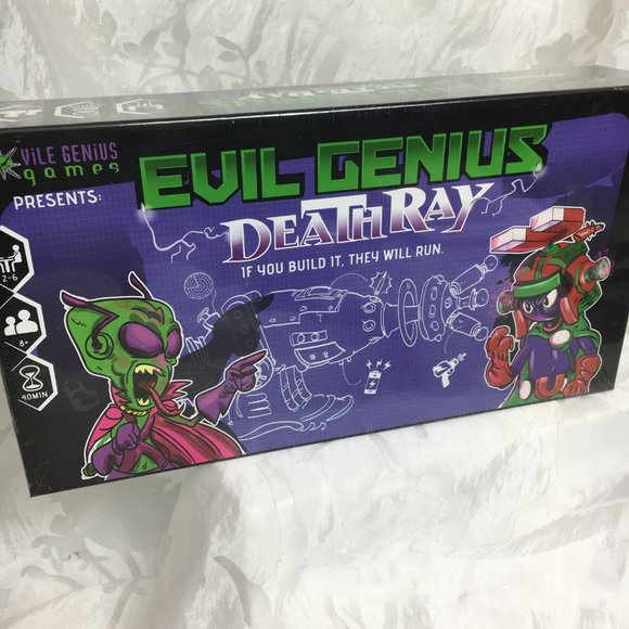 Evil Genius Deathray Game - Vice Genius Games 2015 NWT - NOS - Picture 10 of 11